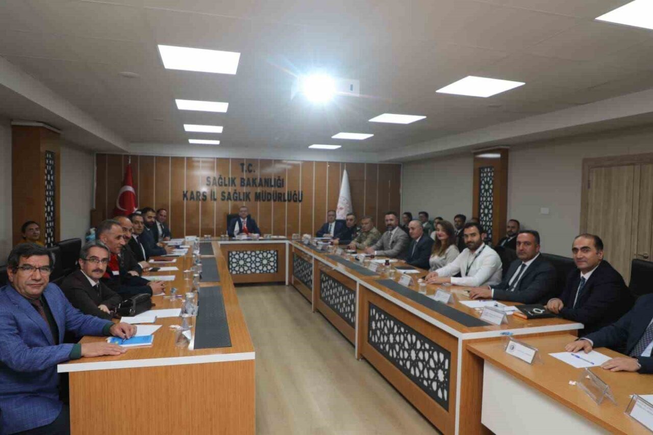 Kars'ta Vali Ziya Polat, Bağımlılıkla Mücadele İl Koordinasyon Kurulu Toplantısı'nı