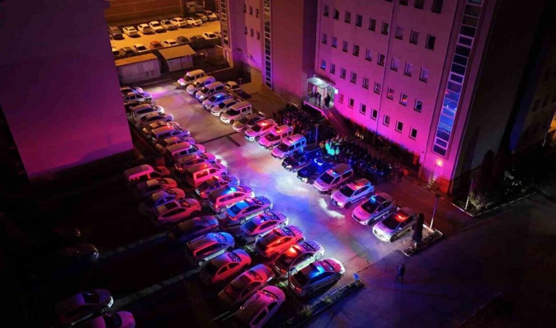 Kastamonu'da İl Emniyet Müdürlüğü, 37 ekip ve 174 personelle düzenlediği