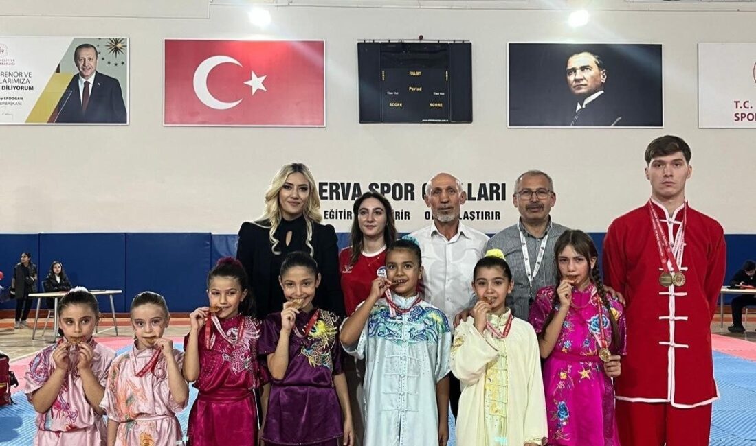 Kayseri Wushu İl Seçmeleri’nde Kayseri Spor A.Ş, Tao branşında 8