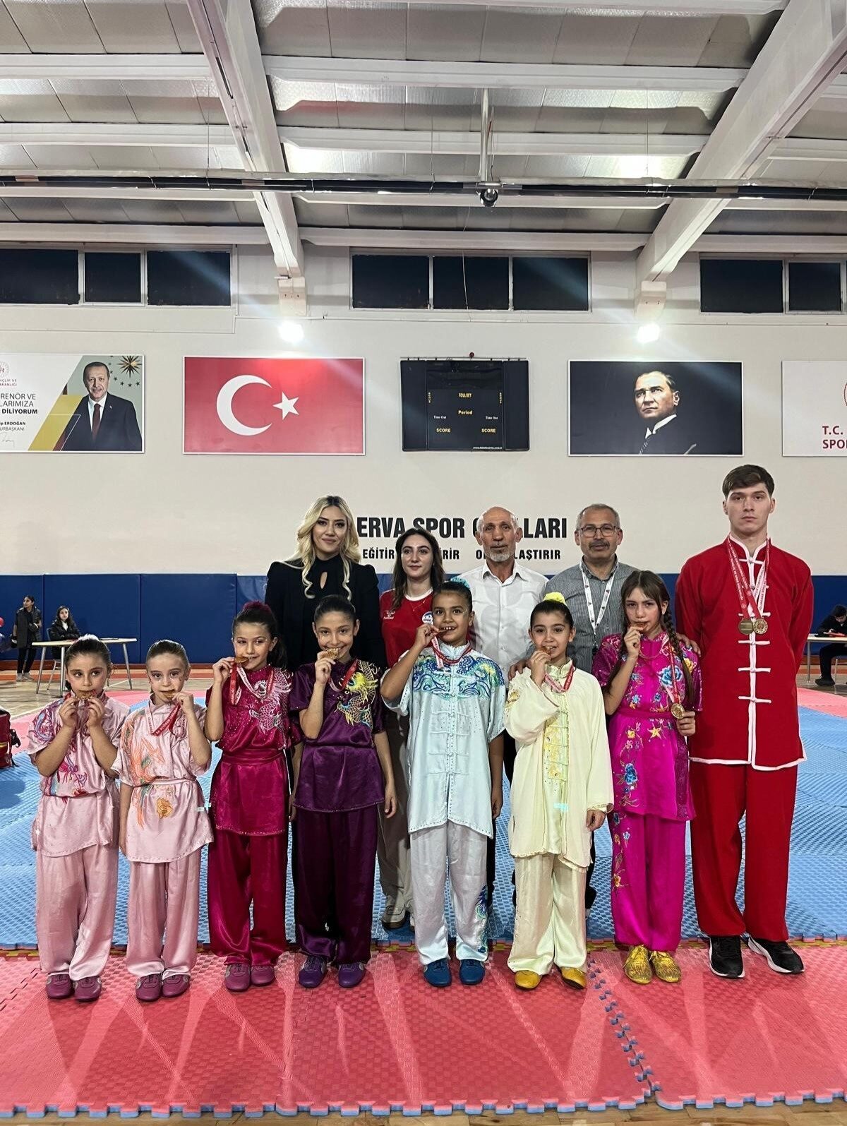 Kayseri Wushu İl Seçmeleri’nde Kayseri Spor A.Ş, Tao branşında 8