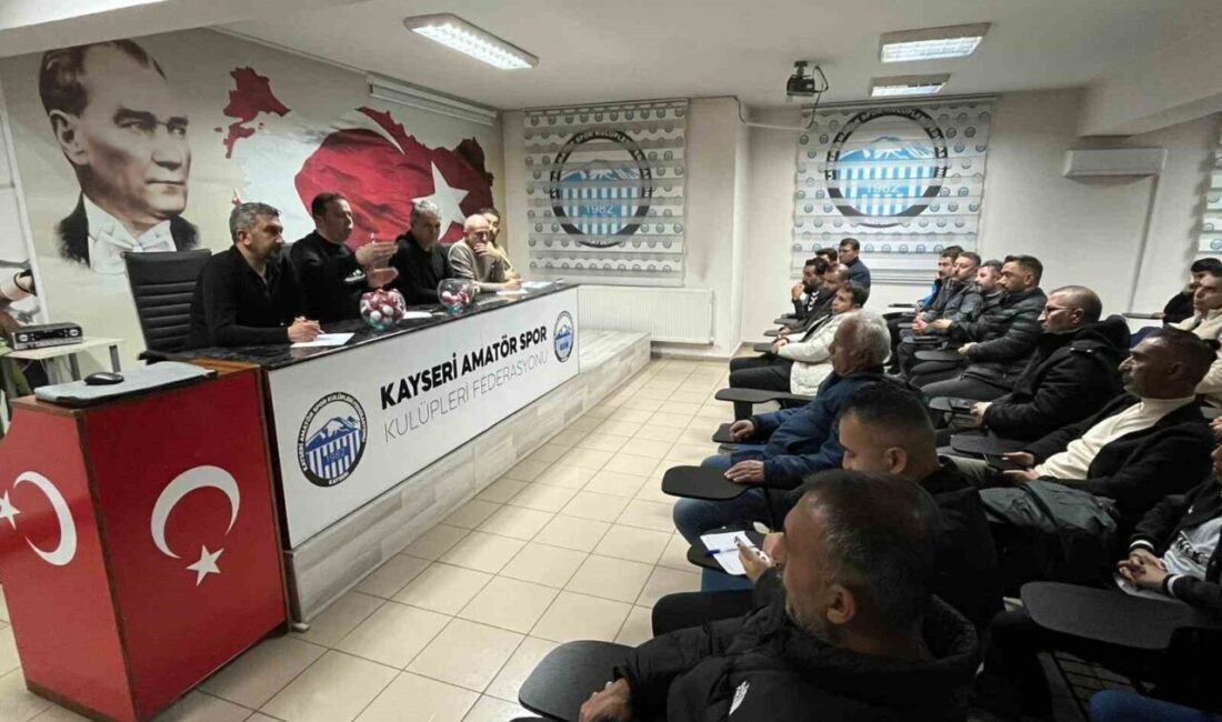 Kayseri U14 Ligi 2025-2026 Sezonu Fikstürü Belirlendi: 4 Grup ve 35 Takım Yarışacak Kayseri U14 Ligi 2025-2026 sezonunun fikstürü Kayseri Sümer Amatör Evi'nde