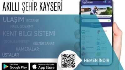 Kayseri Büyükşehir Belediyesi, akıllı şehir uygulamalarıyla Türkiye'deki örnekler arasında gösterildi.