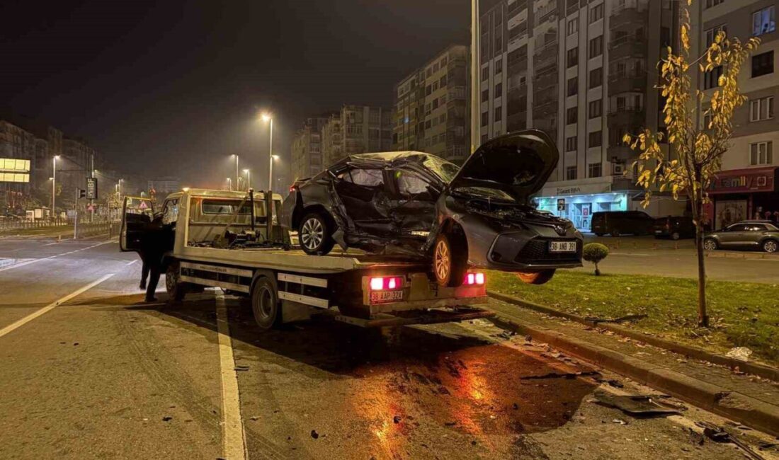 Kayseri’nin Melikgazi ilçesinde meydana gelen trafik kazasında D.K. ve M.S.