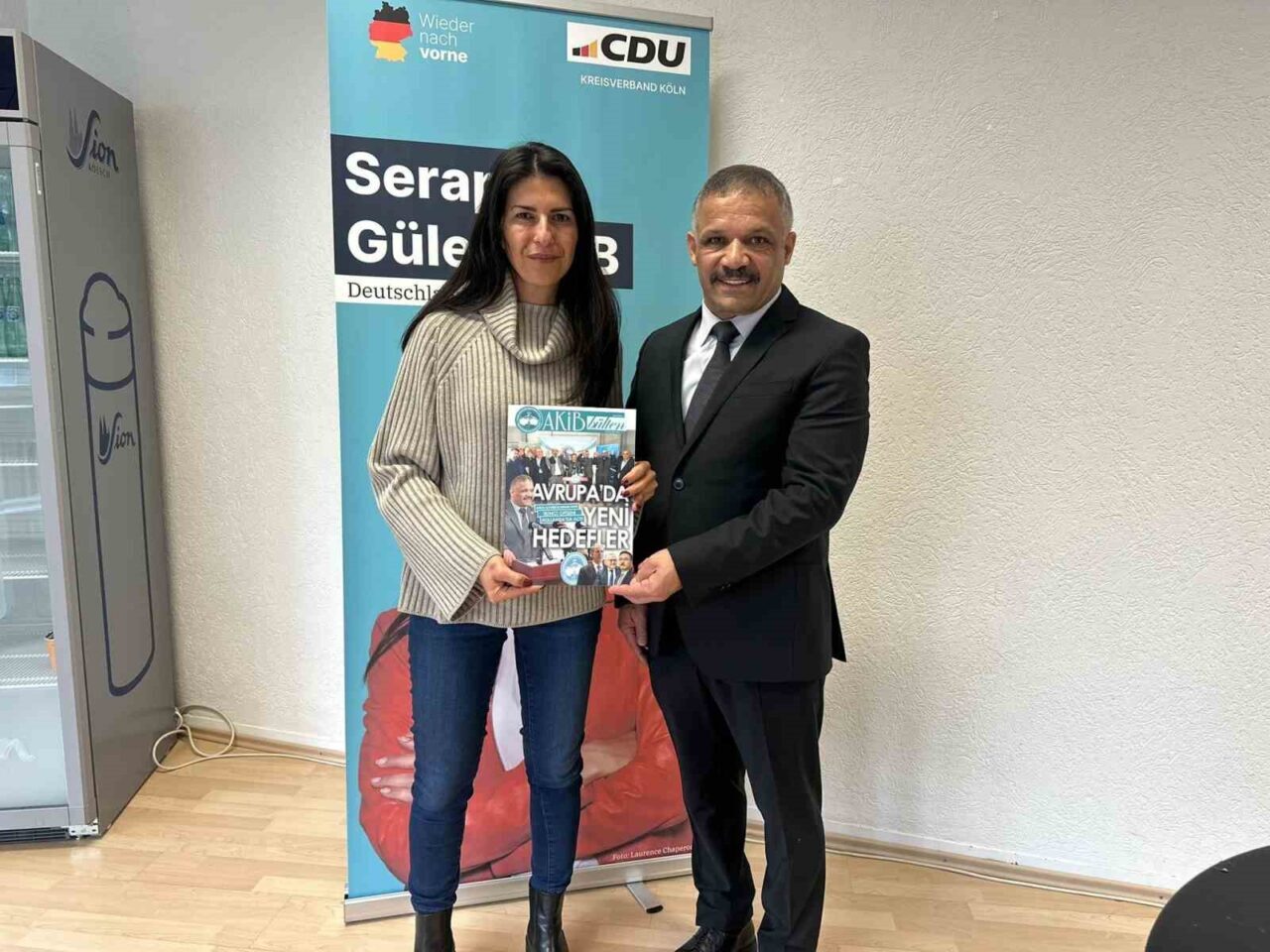 Ali Hızar, AKİB Başkanı olarak Kayseri meslek lisesi öğrencilerinin Almanya'da