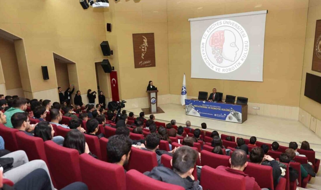 Erciyes Üniversitesi'nde "İş Hayatında Mühendislik" konulu konferans düzenlendi. Kayseri Sanayi