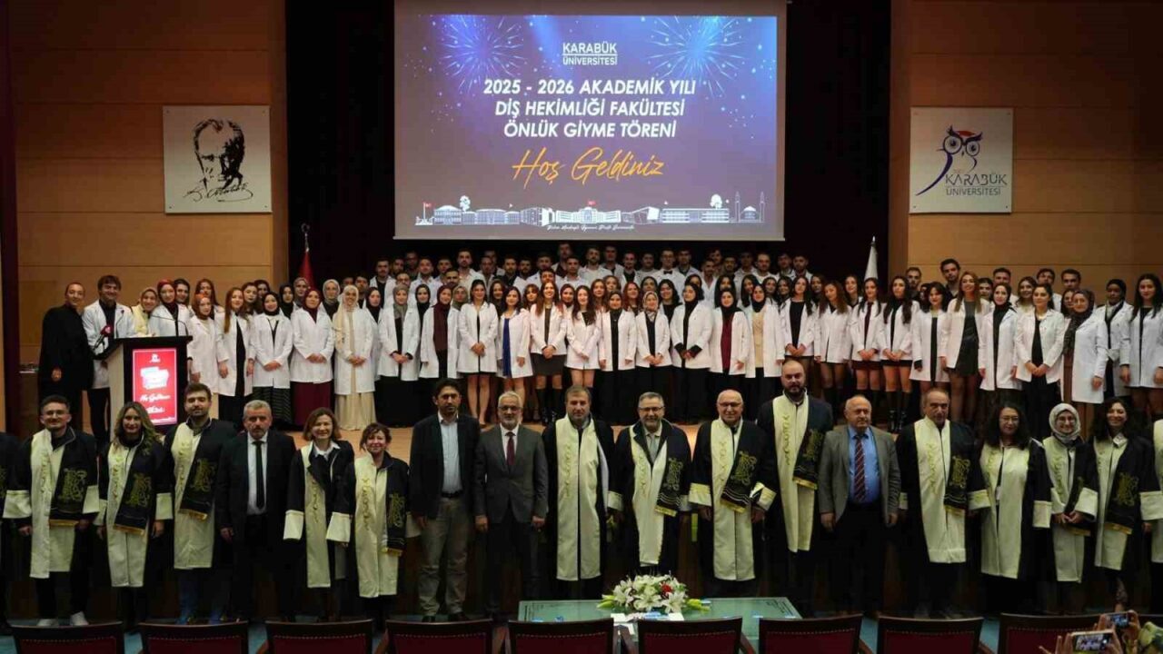 Karabük Üniversitesi Diş Hekimliği Fakültesi, 105 öğrenci için "Beyaz Önlük