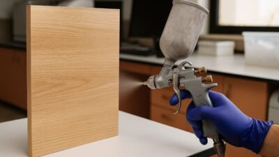 Karabük Üniversitesi'nde geliştirilen nanoteknolojik kaplama, laminat parkelerdeki zararlı bileşenleri azaltarak