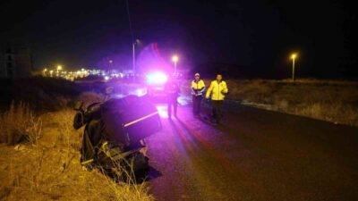 Nevşehir'de Emrah K., önüne çıkan kediye çarpmamak için fren yapınca