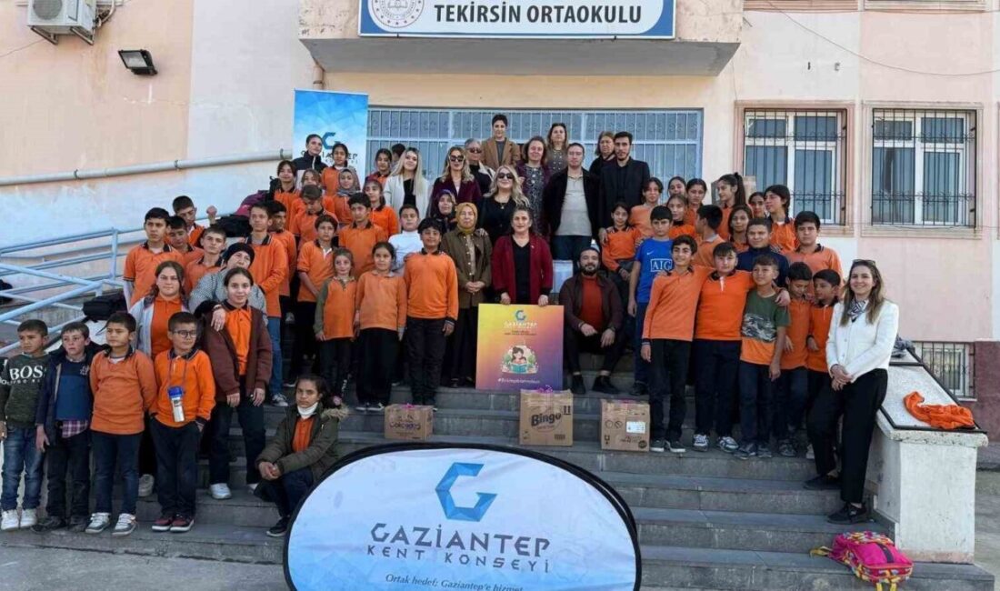 Gaziantep’te 4. Anne-Çocuk Kütüphanesi Tekirsin’de Açıldı Gaziantep Kent Konseyi Kadın Meclisi, Tekirsin İlkokulu ve Ortaokulu’nda bir