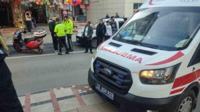 Edirne'nin Keşan ilçesinde, T.Y. isimli motosiklet sürücüsü, yolun karşısına geçmekte