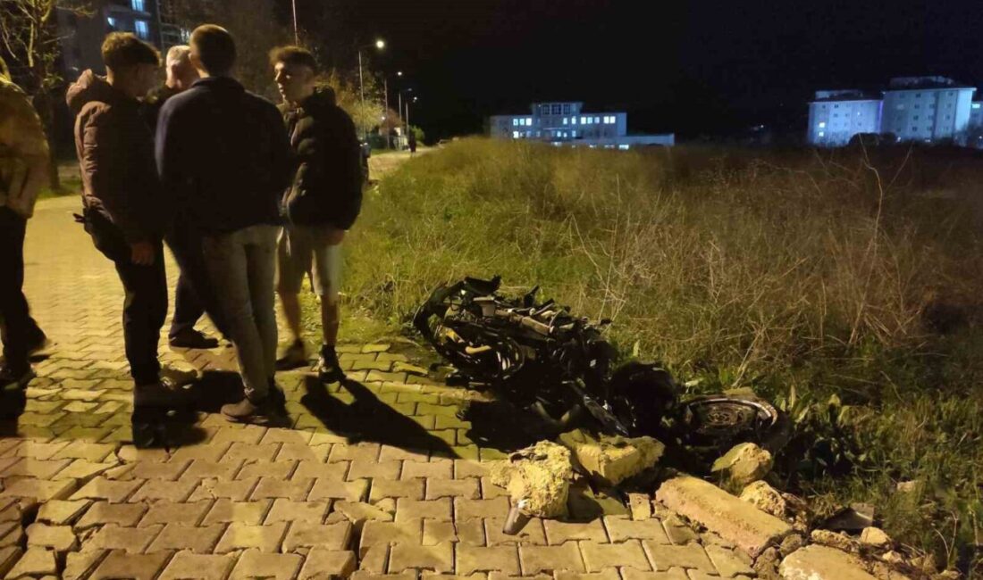 Edirne’nin Keşan ilçesinde meydana gelen trafik kazasında, H.G. (22) idaresindeki