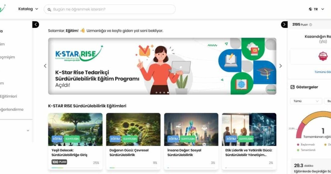 Kibar Topluluğu, 2023 K-STAR Programı ile Tedarikçilerine Yenilikçi Eğitim İmkanları Sunuyor Kibar Topluluğu, K-STAR Tedarikçi Sürdürülebilirlik Programı’nı genişleterek K-STAR RISE dijital