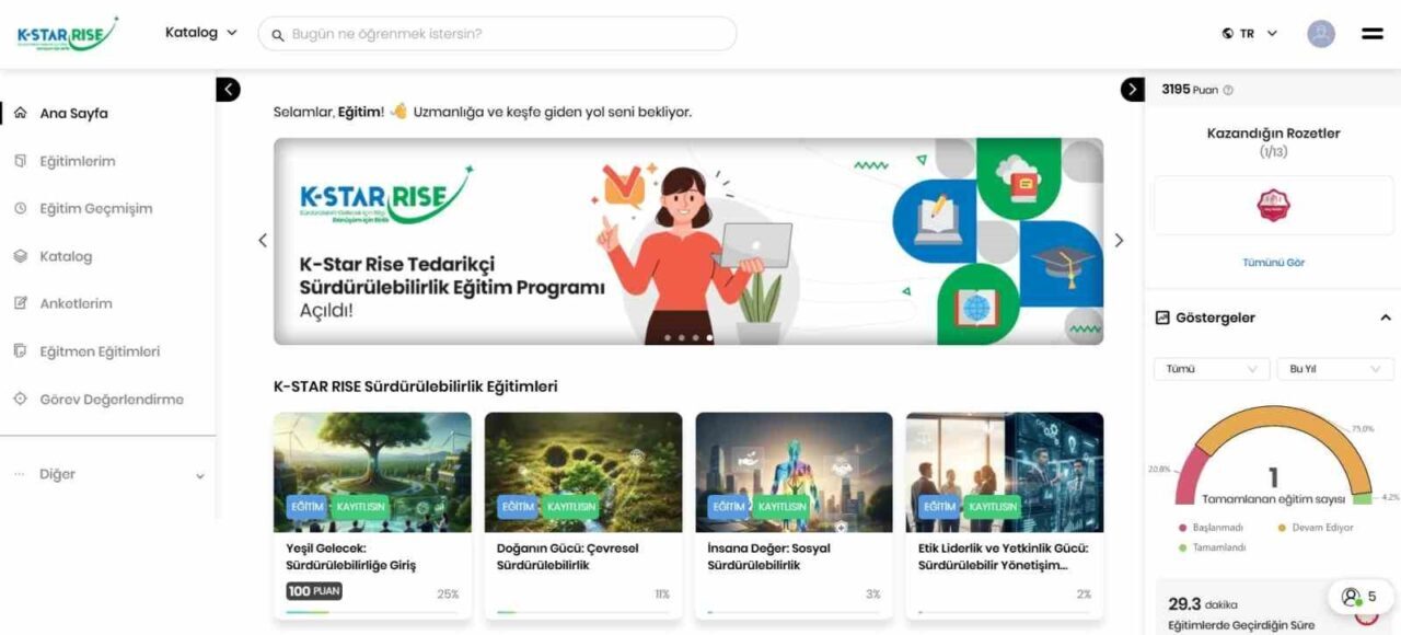 Kibar Topluluğu, 2023 K-STAR Programı ile Tedarikçilerine Yenilikçi Eğitim İmkanları Sunuyor
