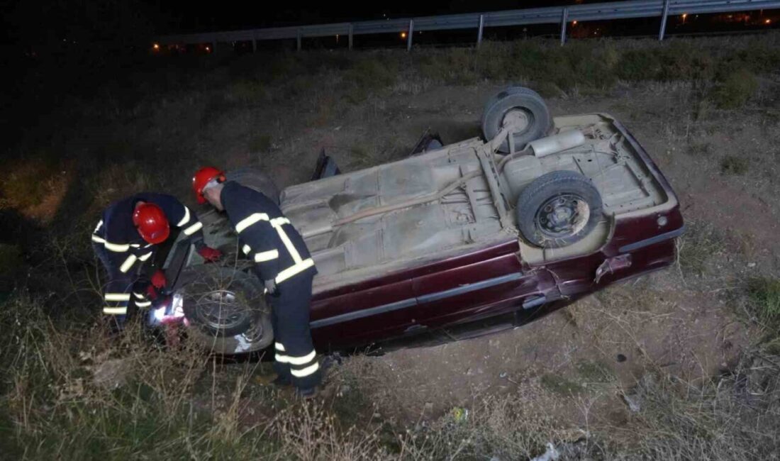 Kırıkkale’de Takla Atan Araçta Sürücü Yaralandı Kırıkkale'de S.B. adlı sürücünün kontrolünü kaybetmesi sonucu otomobil takla atıp