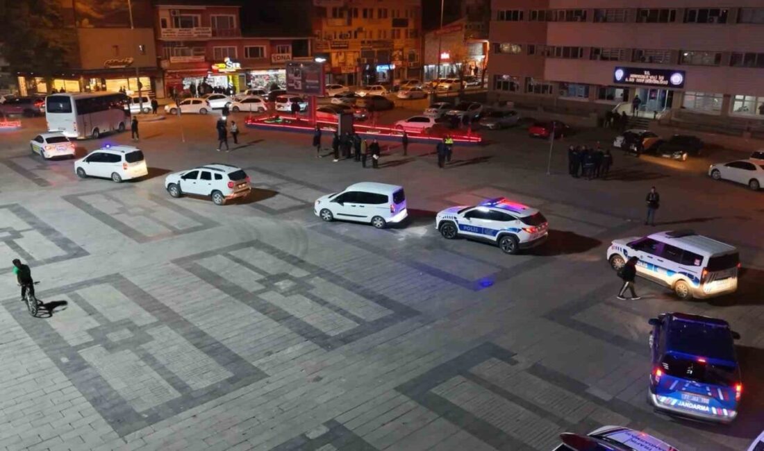 Kırıkkale'de, İl Emniyet Müdürlüğü ve Jandarma Komutanlığı'nın işbirliğiyle gerçekleştirilen "Huzur-71"