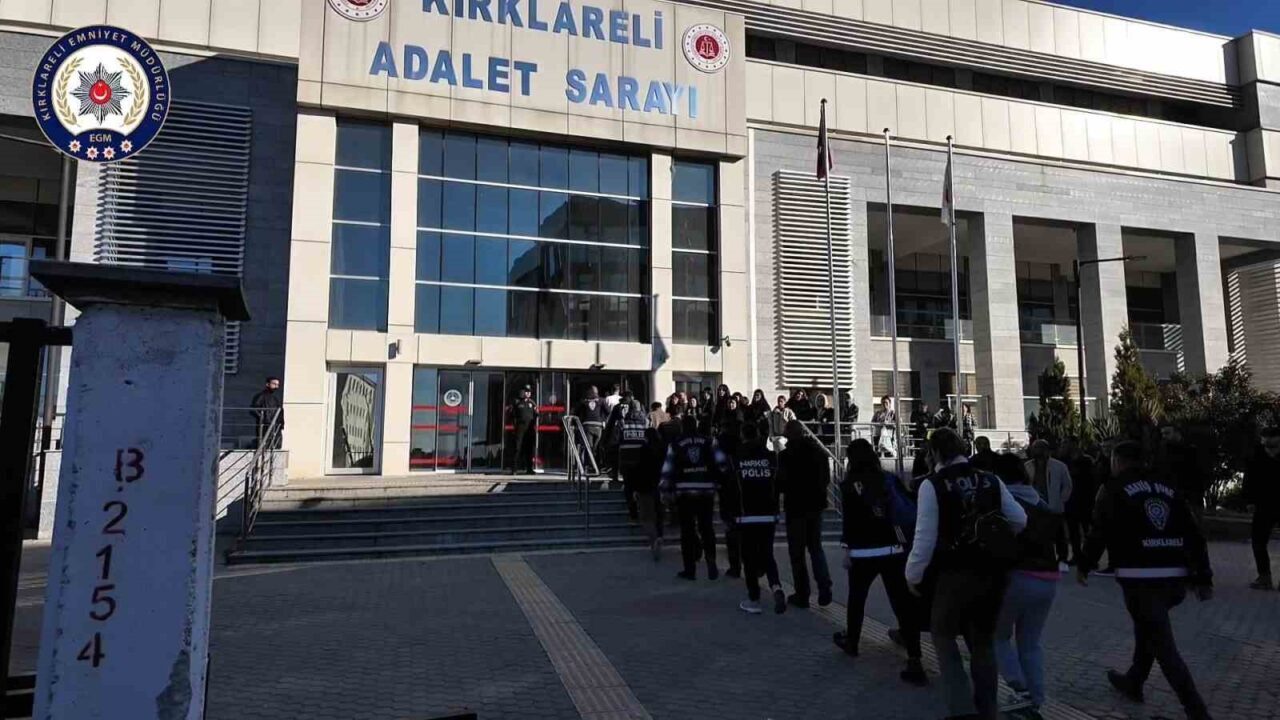 Kırklareli'nin de aralarında bulunduğu 4 ildeki eş zamanlı operasyonda ‘Daltonlar’