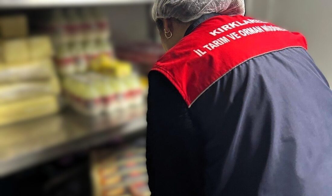 Kırklareli'nde İl Tarım ve Orman Müdürlüğü ekipleri gıda ürünleri satan