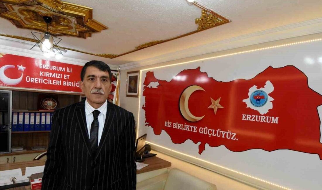 Erzurum Kırmızı Et Üreticiler Birliği Başkanı Abdulkadir Ürüşan, artan girdi