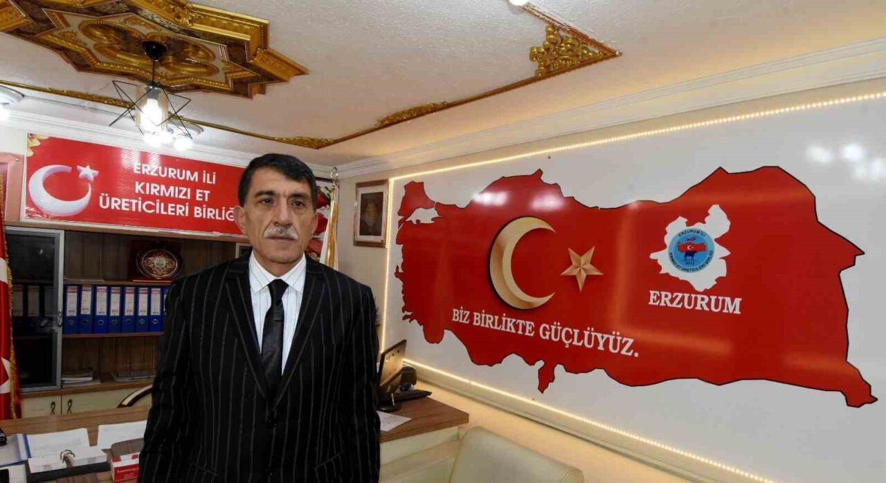 Erzurum Kırmızı Et Üreticiler Birliği Başkanı Abdulkadir Ürüşan, artan girdi