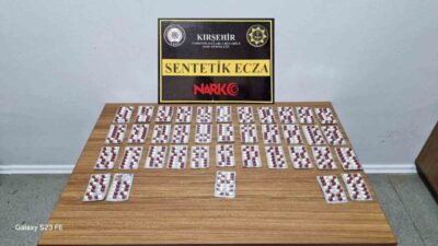 Kırşehir'de Narkotik Suçlarla Mücadele Şube Müdürlüğü, Çiçekdağı'nda düzenlediği operasyonda Ö.E.