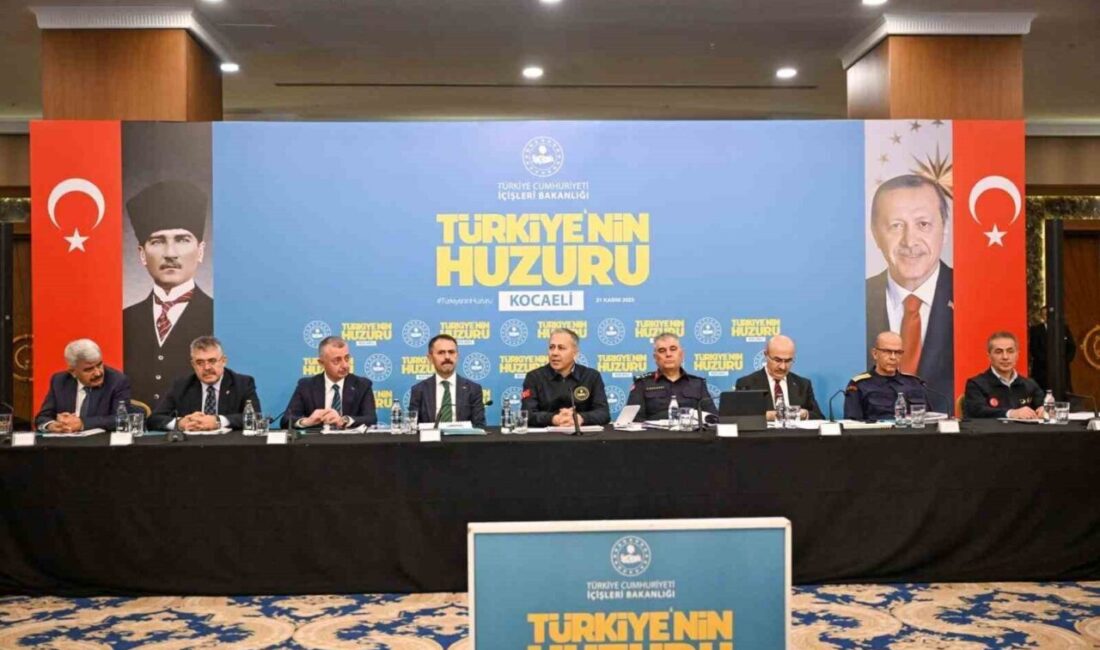 İçişleri Bakanı Ali Yerlikaya, Kocaeli'de asayiş suçlarında önemli azalmalar yaşandığını