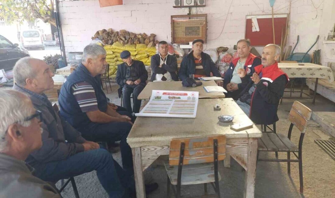 Koçarlı Tarım Müdürlüğü, Kırsal Üreticileri Hastalıklarla Mücadele ve Destekler Konusunda Bilgilendirdi Koçarlı İlçe Tarım ve Orman Müdürlüğü, Çakırbeyli ve Cincin mahallelerinde