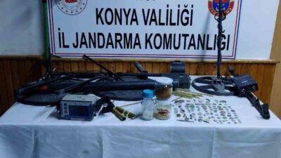 Konya'nın Ereğli ilçesinde jandarma, 5 Kasım 2025'teki operasyonla 99 tarihi