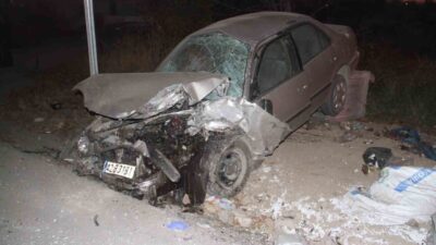 Konya'nın Beyşehir ilçesinde, E.Ü.'nün kullandığı otomobil ile H.K.'nın yönetimindeki traktör