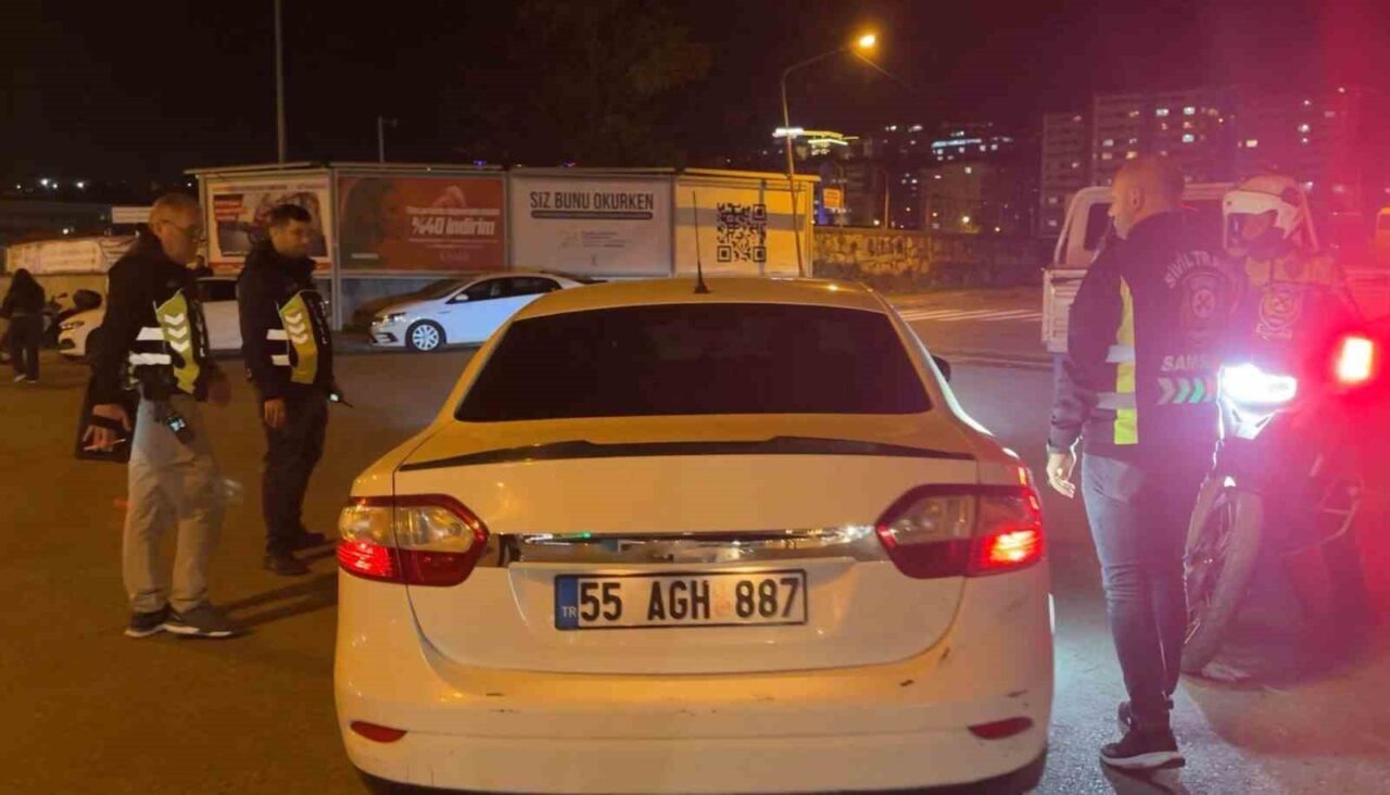 Samsun Emniyet Müdürlüğü, Atakum'da korsan taksileri hedef alarak 46 bin