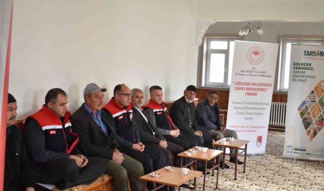 Bayburt’ta Tarımsal Bilinçlendirme Projesi Kapsamında Köy Ziyaretleri Devam Ediyor Bayburt İl Tarım ve Orman Müdürlüğü, 'Köylerde Buluşuyoruz, Tarımı Konuşuyoruz'
