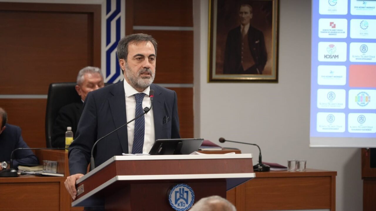 Konya Ticaret Odası (KTO) Ekim Ayı Meclis Toplantısı'nda Selçuk Öztürk,