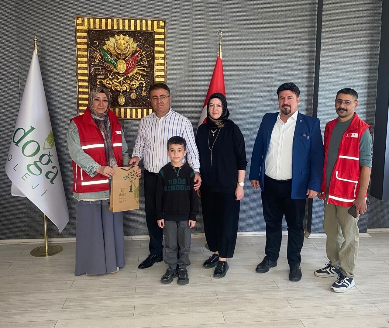 Adıyaman Doğa Koleji'nde 2. sınıf öğrencisi Osman Hulusi Ersoy, Gazze'deki