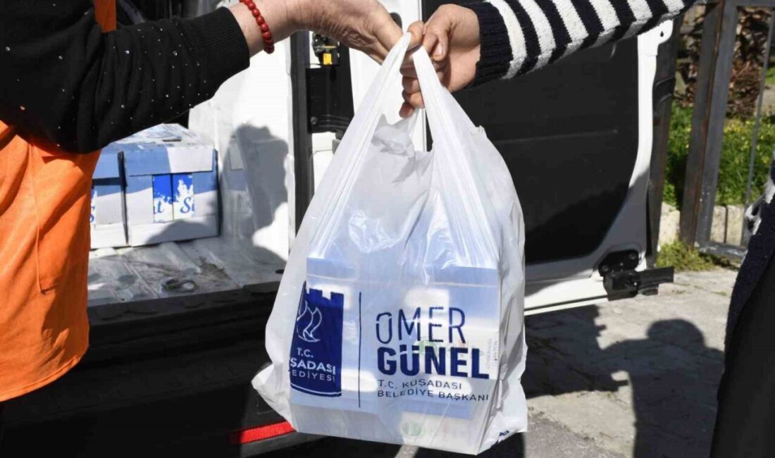 Kuşadası Belediyesi, Sosyal Belediyecilik İlkesiyle Sürekli Süt Dağıtımını Devam Ettiriyor Kuşadası Belediyesi, sosyal belediyecilik anlayışıyla ihtiyaç sahibi ailelere süt desteği
