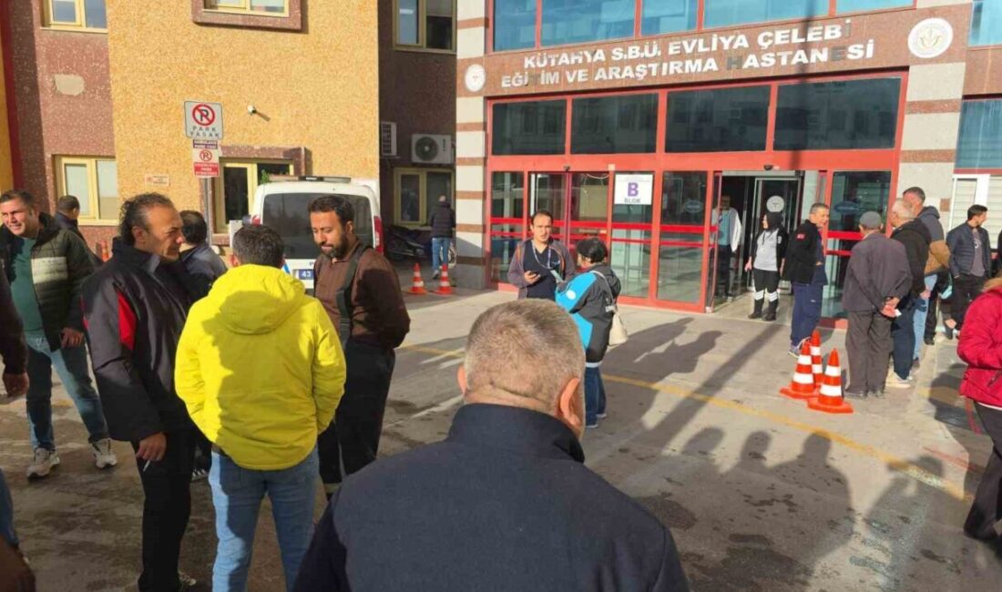 Kütahya'daki Evliya Çelebi Eğitim ve Araştırma Hastanesi'nde sabah saatlerinde meydana