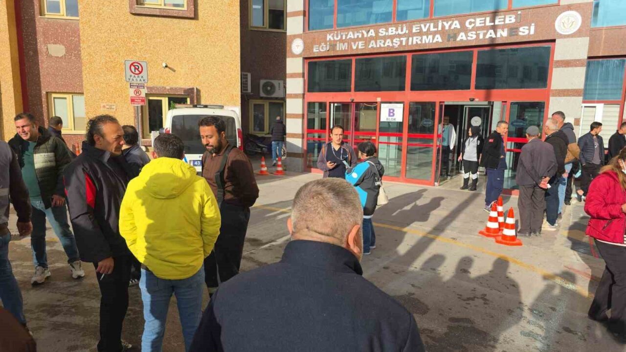 Kütahya'daki Evliya Çelebi Eğitim ve Araştırma Hastanesi'nde sabah saatlerinde meydana
