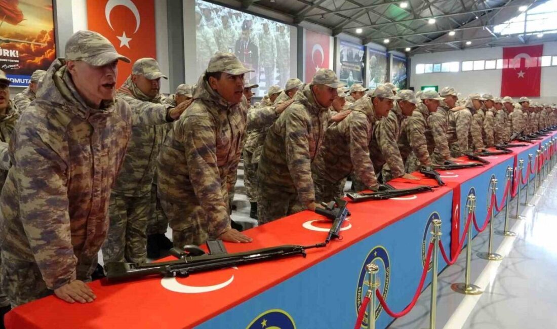 Kütahya Hava Er Eğitim Tugay Komutanlığı’nda 2025 4A Tertip erler,