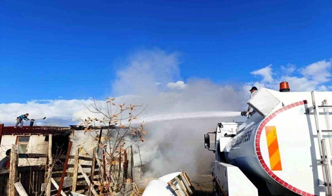 Seyitömer’de Ahır Yangını Kontrol Altına Alındı, Hasar Meydana Geldi Kütahya'nın Seyitömer beldesinde Sedat Kiraz'a ait bir ahırda çıkan yangın,