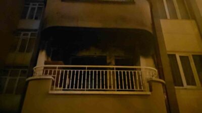Kütahya'da bir apartman dairesinde çıkan yangında 68 yaşındaki İsmet Çubuk