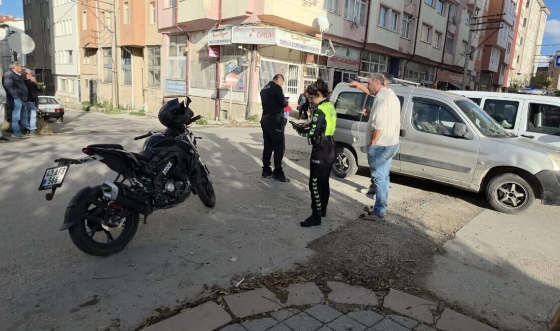 Kütahya'da hafif ticari araç ile motosikletin çarpışması sonucu Ali C.