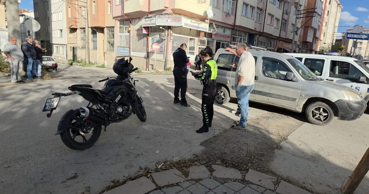 Kütahya'da hafif ticari araç ile motosikletin çarpışması sonucu Ali C.