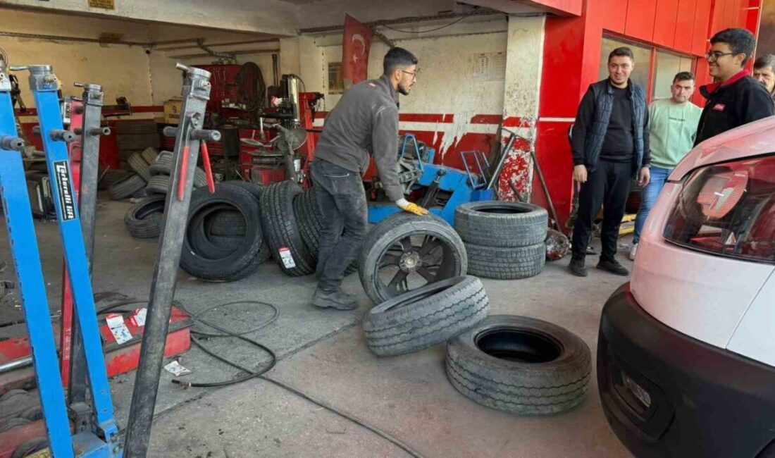 Gaziantep'te şehirlerarası taşımacılık yaptığı için kış lastiği takma zorunluluğu 15