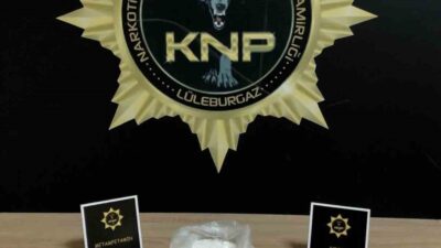 Kırklareli'nin Lüleburgaz ilçesinde, polis ekiplerinin yaptığı denetimlerde O.A. ve O.Ç.