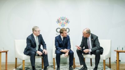 Güney Afrika'daki G20 zirvesinde, Almanya Başbakanı Friedrich Merz, Fransa Cumhurbaşkanı