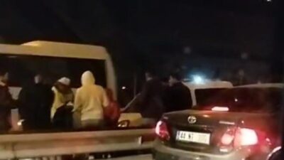 Malatya'da Beylerderesi Viyadüğü'nde meydana gelen zincirleme trafik kazasında 5 araç