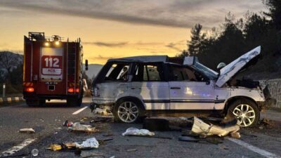 Karabük'ün Safranbolu ilçesinde, mantar topladıktan dönen ailenin cipi kaza yaptı.