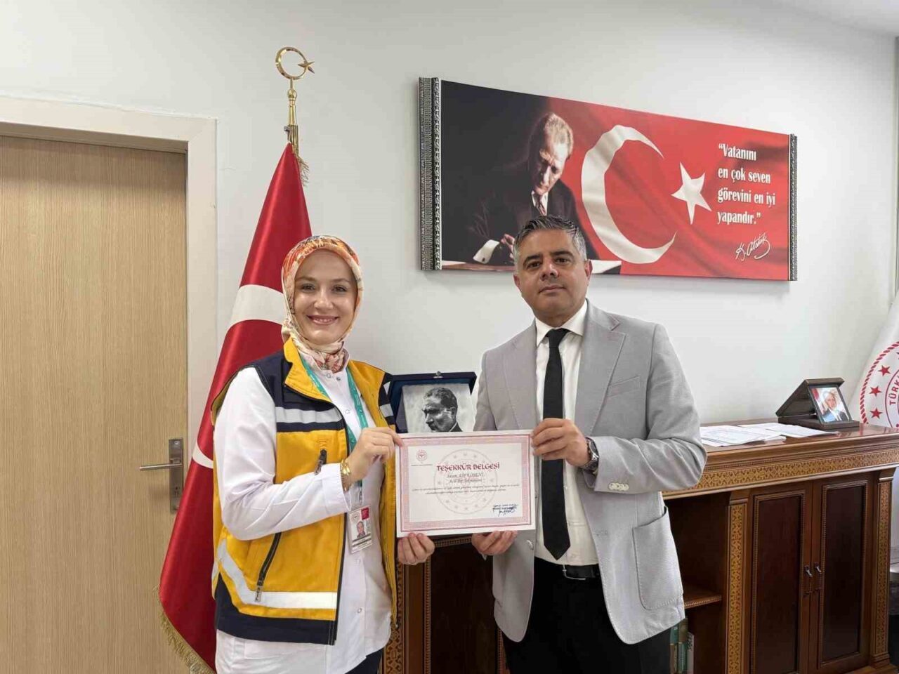 Mardin'in Artuklu ilçesinde, doğum sancısı çeken kadına 112 Acil Çağrı