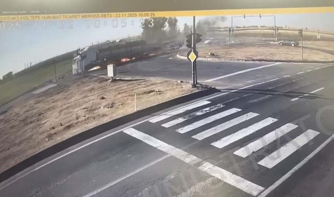 Mardin’in Kızıltepe ilçesinde bir trafik kazası meydana geldi. İki tır