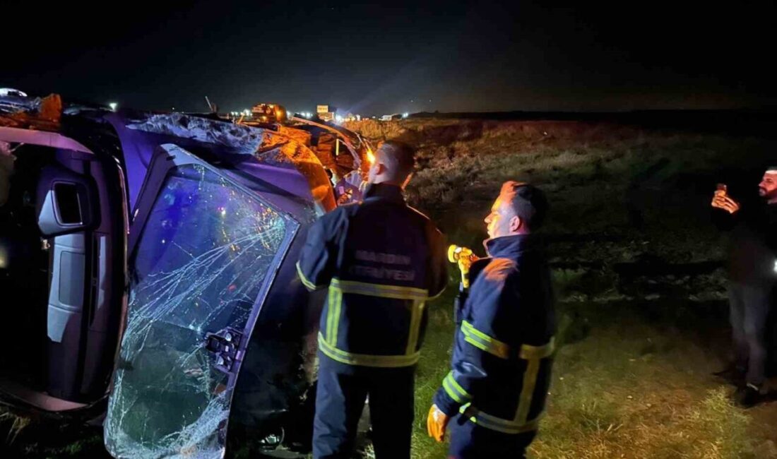 Mardin'de kontrolünü kaybeden bir cipin şarampole devrilmesi sonucu D.I., G.I.,