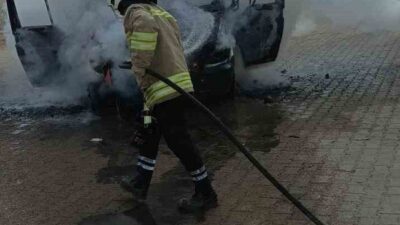 Mardin'in Nusaybin ilçesinde Zeyni İ.'ye ait kamyonet, hareket ettikten kısa