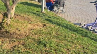 Marmaris'te 70 yaşındaki Kıbrıs Gazisi E.Y., polislerin ikna çabaları sonrasında